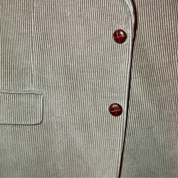 Lauren Ralph Lauren Blazer Size 44L Brown Corduroy 100% Cotton Jacket - Picture 6 of 11